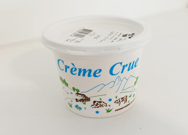 Crème crue